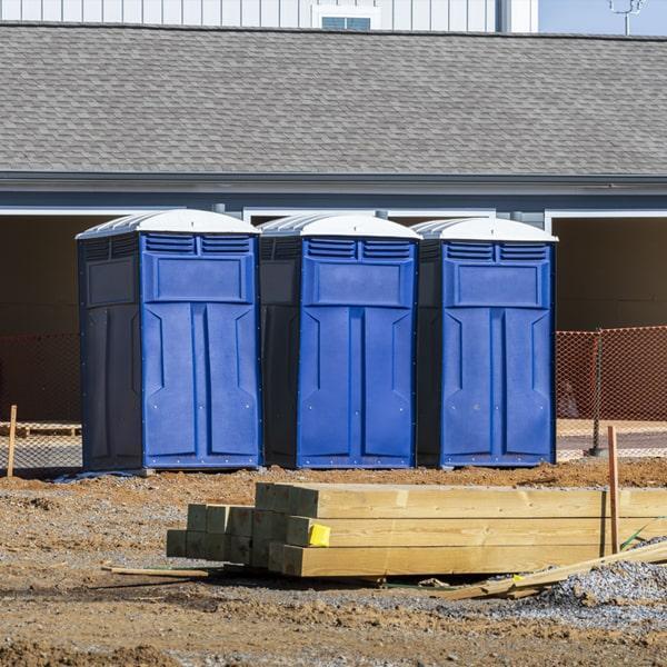 Heavy-duty construction site porta potty in Murfreesboro, Tennessee